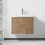 Ensemble de meuble-lavabo simple mural Hartsgrove