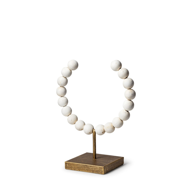 Sculpture Shira, Doré, H 12 po x l 5 po x P 9 po