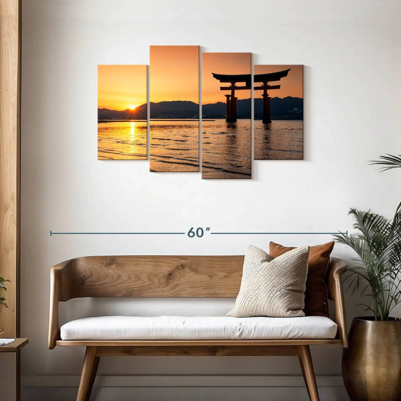 Keesha Miyajima Torii Sunset II, 27" H x 43" W