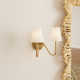 Roan 2 Light Steel Dimmable Armed Sconce