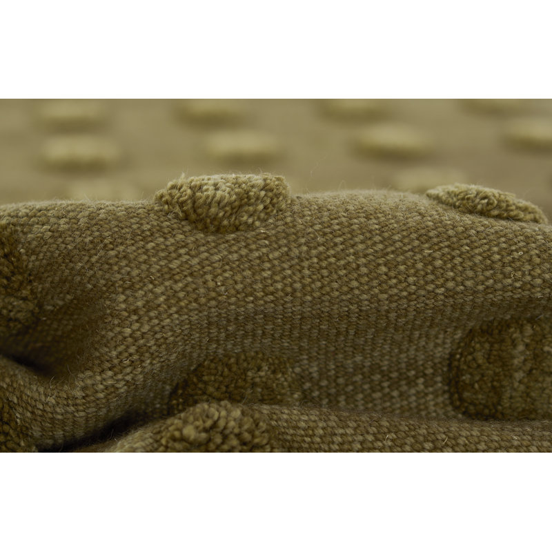Wool Area Rug in Green, Rectangle 8' x 10'