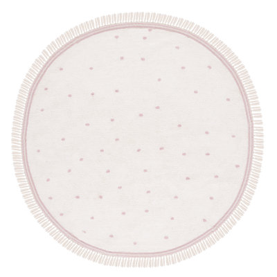 Tapis ivoire / rose Easy Care 212