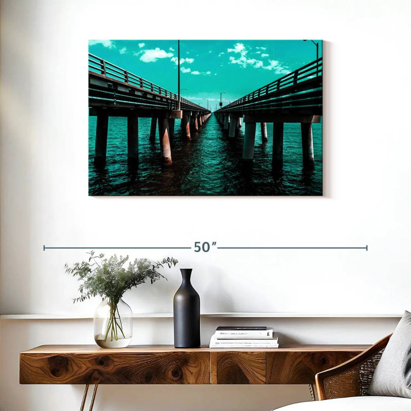 Lilie Chesapeake Bay Bridge Retro, H 24 po x l 36 po
