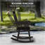 Chaise berçante en bois Classic Comfort