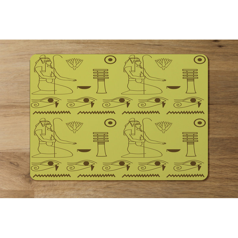 Armenag Polyester-Coated Hardboard Rectangle Placemat