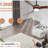 60-inch 3-leaf solid wood ceiling fan light-1392408820