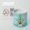 Pine/Christmas Tree Scented Jar Candle with Ceramic Holder