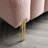 53" Sherpa Upholstered Bench End Of Bed Bench with Adjustable Back and Metal Leg-1292682629