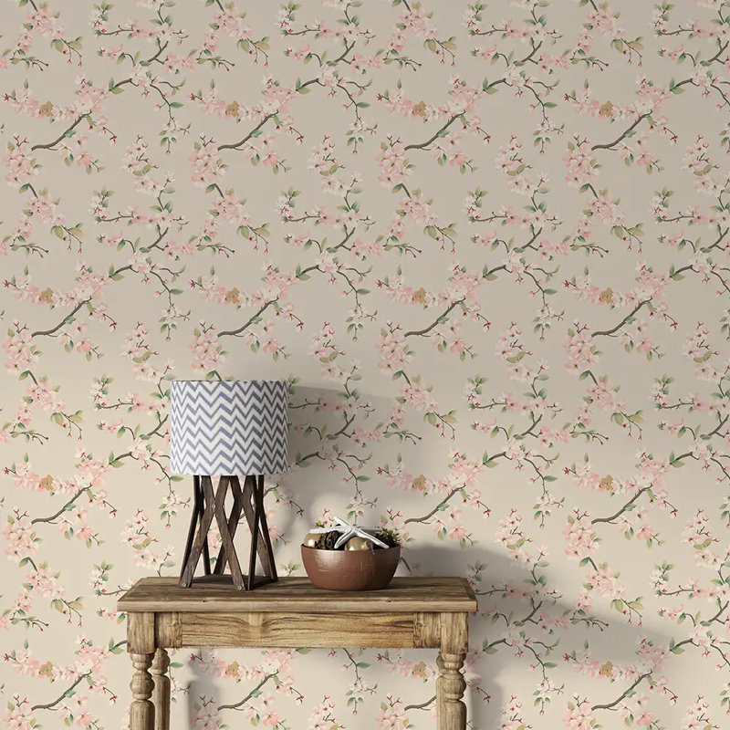Cherry Blossom Wallpaper Peel And Stick Roll Premium