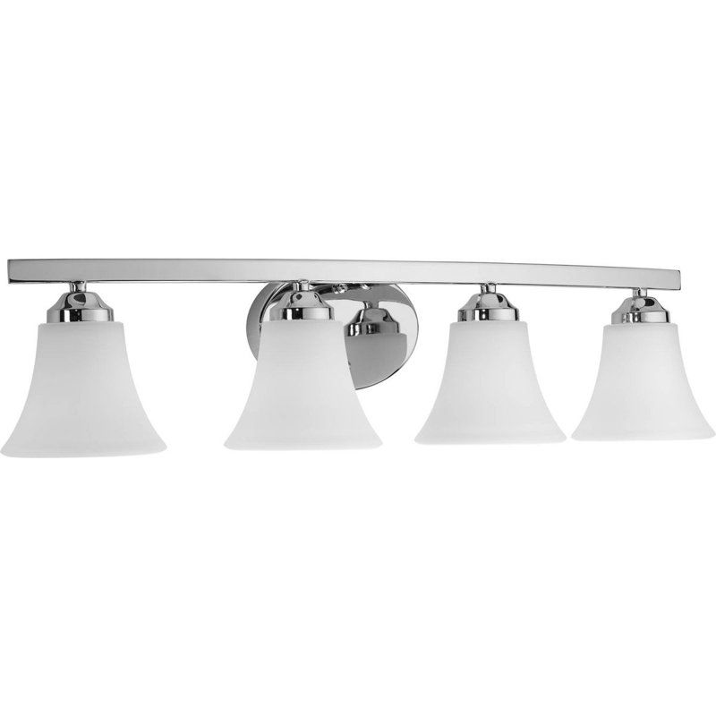 Luminaire pour meuble-lavabo Hilary, Chrome poli
