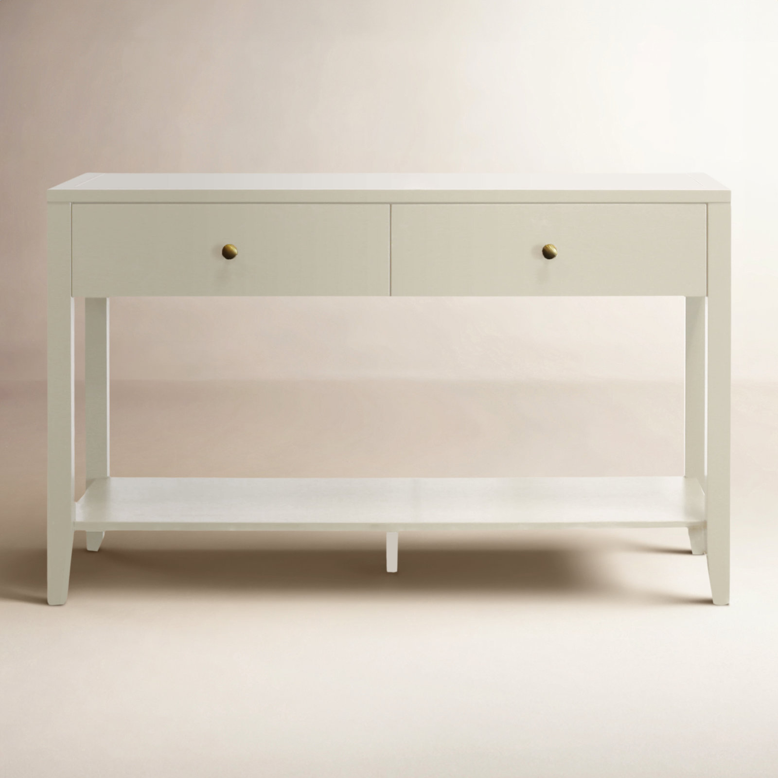 Gracie 48" Console Table, Coconut Milk