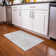Machine Washable Indoor/Outdoor Xhevrie Ivory Rug