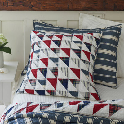 Nantucket Patchwork Cotton Sham
