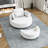 Crescent Sofa With Two Throw Pillows And One Lumbar Pillow, Comes With Extra Tray-190177530