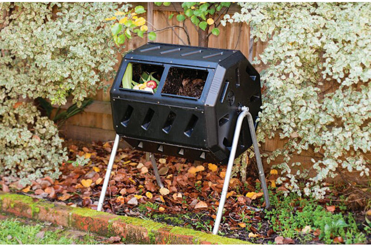 large compost tumbler bin