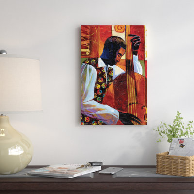 « jazz », reproduction sur toile