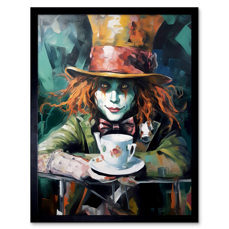 Ingber Alice In Wonderland Mad Hatter Tea Party Portrait - Single Picture Frame Print