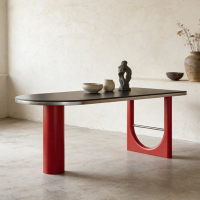 Novel And Creative Style Rock Slab Dining Table