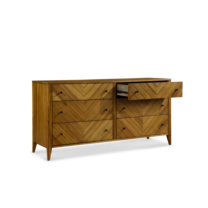 Ensemble de chambre à coucher en bois massif 2 pièces Northborough 
