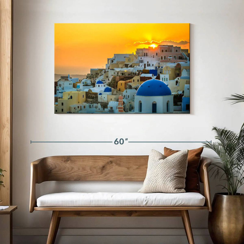 Ravi Oia Sunset Glow, H 30 po x l 45 po