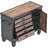 48'' W 5 -Drawer Steel Bottom Rollaway Chest with Wheels