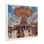 Carrousel de parc d'attractions orange et bleu - Décoration murale parcs d'attractions-1613362108-1613362111