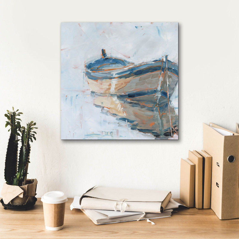 «Still Water Reflections 1» par Ethan Harper, art mural sur toile, H 18 po x l 18 po