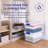 Homz Plastic Decorative Bin