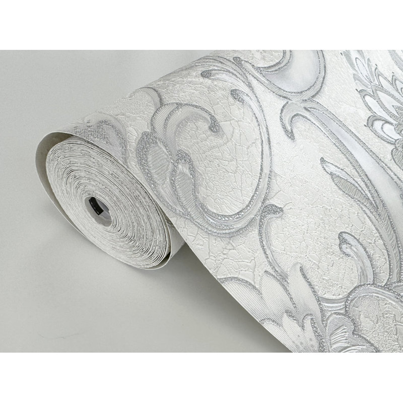 Nallely Damask, Silver Grey