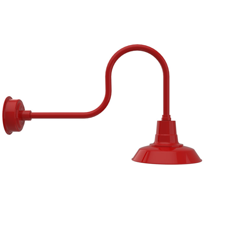 Haleigh LED Wall Light, 22.78" H x 12" W x 37" D, Cherry Red