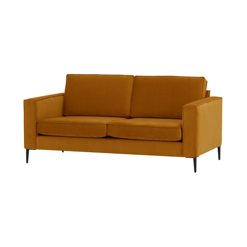 Kale Sofa, 86cm H X 181cm W X 97cm D, Mustard