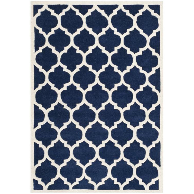 Carolene Hand Tufted Wool Geometric Rug