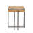 Solid Wood Top End Table