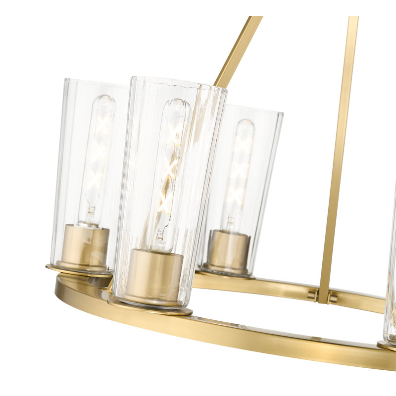 Lustre 6 lumières Esma, Or