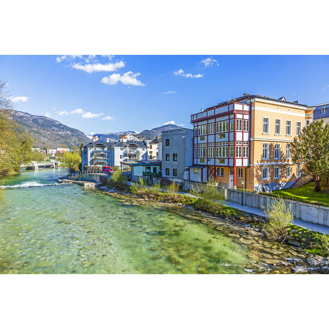 Traun Fluss von Meinzahn - Leinwandbild