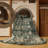 Machine Washable Overdyed Green Area Rug-175769972