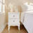 13.58" W Small 2-Drawer Nightstand