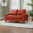 Causeuse modulaire Worthen en similicuir-473084031