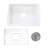 Cape 27'' L Single Bowl Fireclay Kitchen Sink