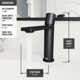 Halsey 7" H Single Handle Single Hole Bathroom Faucet 
