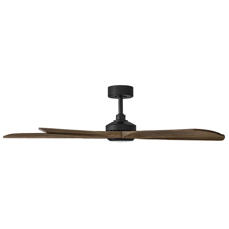 Hinkley Layton Ceiling Fan, Driftwood, Matte Black