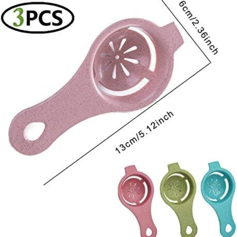 3-piece Egg Yolk & White Separator