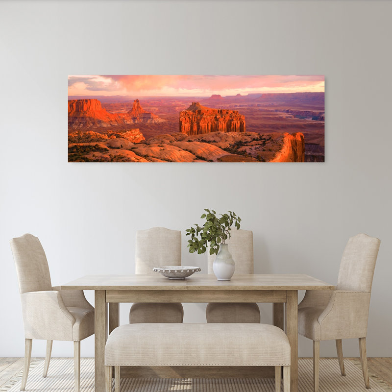 «Canyonlands National Park Ut Contemporary Landscape Nature», art mural, H 20 po x l 60 po