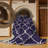 Machine Washable Trellis Purple Area Rug-758607928
