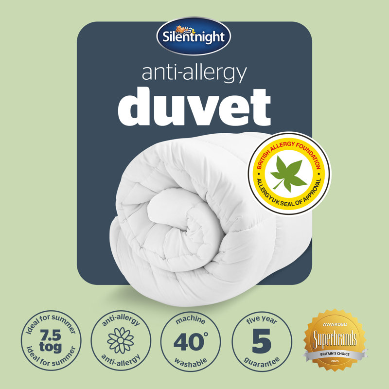 Silentnight Anti Allergy Duvet - 07.5 Tog, Single