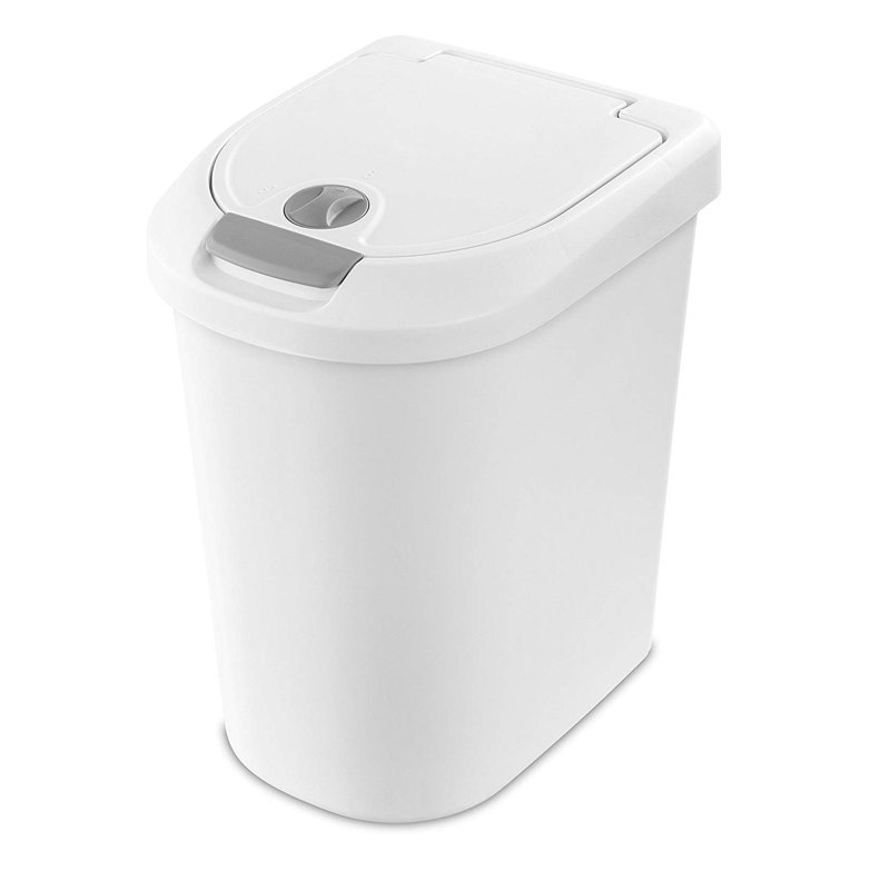 Sterilite 7.3 Gallon Touch Top Trash Can