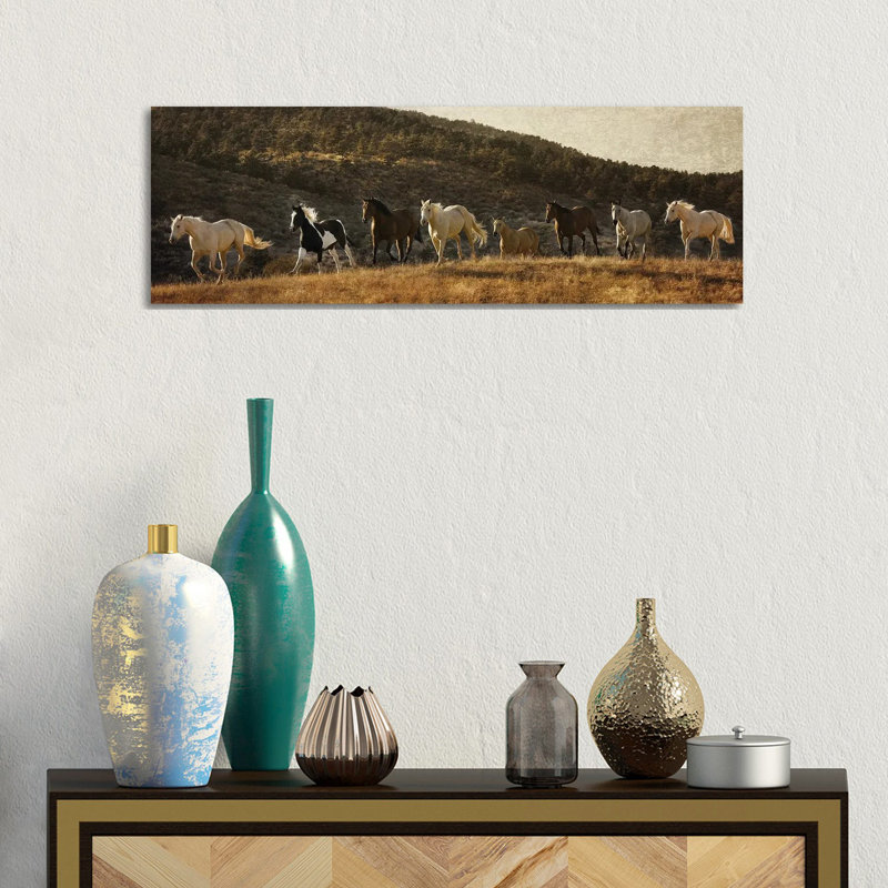 Coming Around The Mountian by Rhonda Thompson - Wrapped Canvas Panoramic Gallery-Wrapped Canvas Giclée