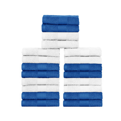 Wash Cloths 100% Cotton 600 GSM Soft Absorbent, Quick Drying 