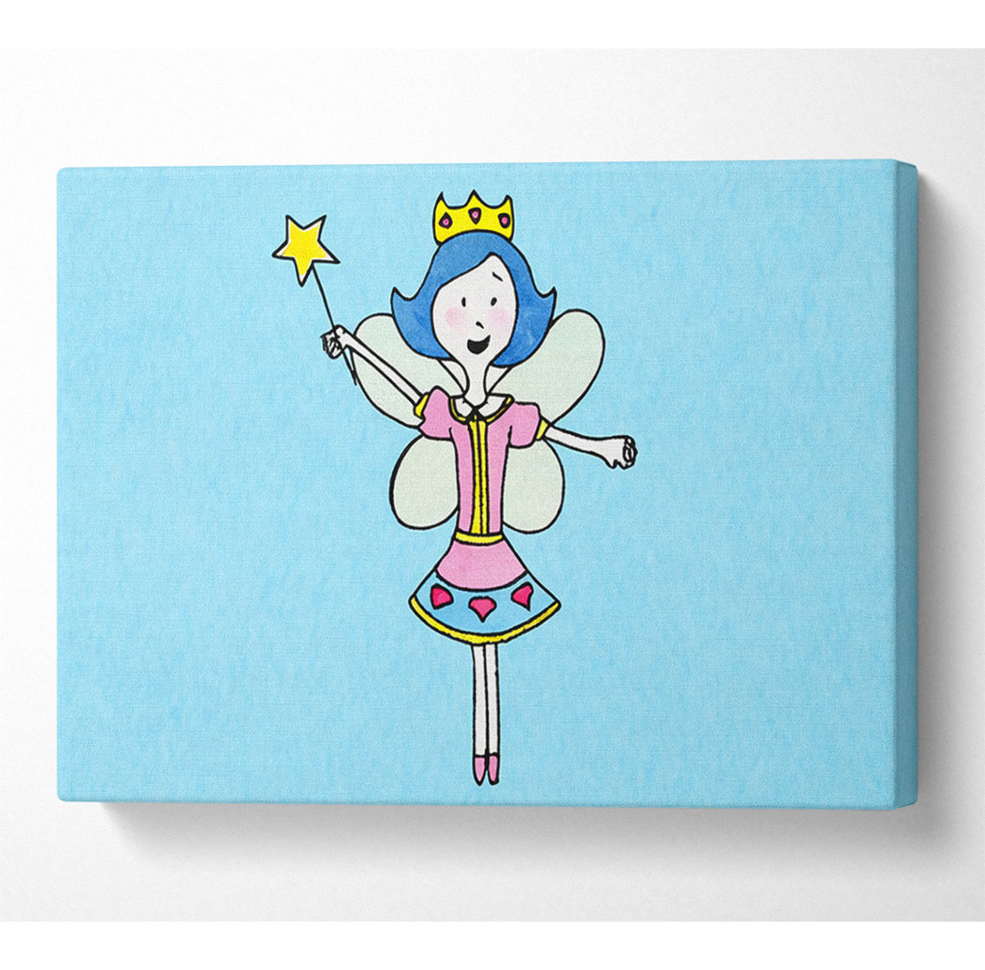 Fairy Princess Baby Blue - Kunstdrucke auf Segeltuch