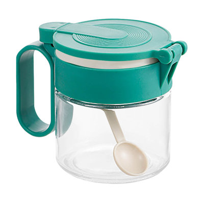 Water Bottle Household Kitchen Handle Flip Cover Large Capacity Storage Seasoning Compartment Seasoning Bottle